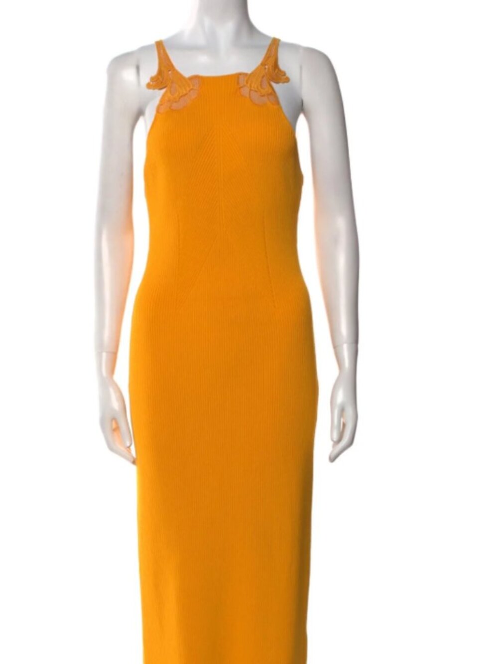 Self Portrait square neck long dress